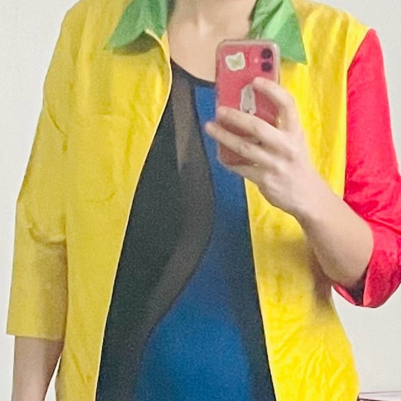 JC de Castelbajac 100% Silk Zipper Blouse - Picture 3 of 10